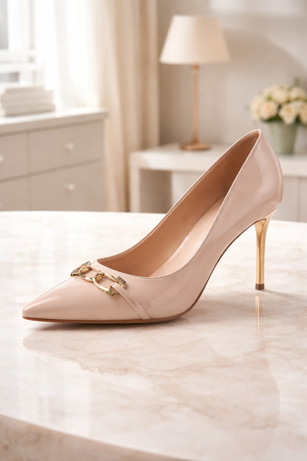 Classic High-Heel Court Shoes